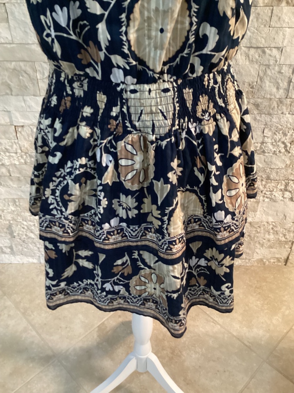 Ramy Brook Alicia Cotton Sleeveless Smocked Mini Dress - Picture 7 of 12